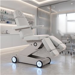 Sillón de Podología y Pedicura B'Light White Weelko con 3 motores y LED