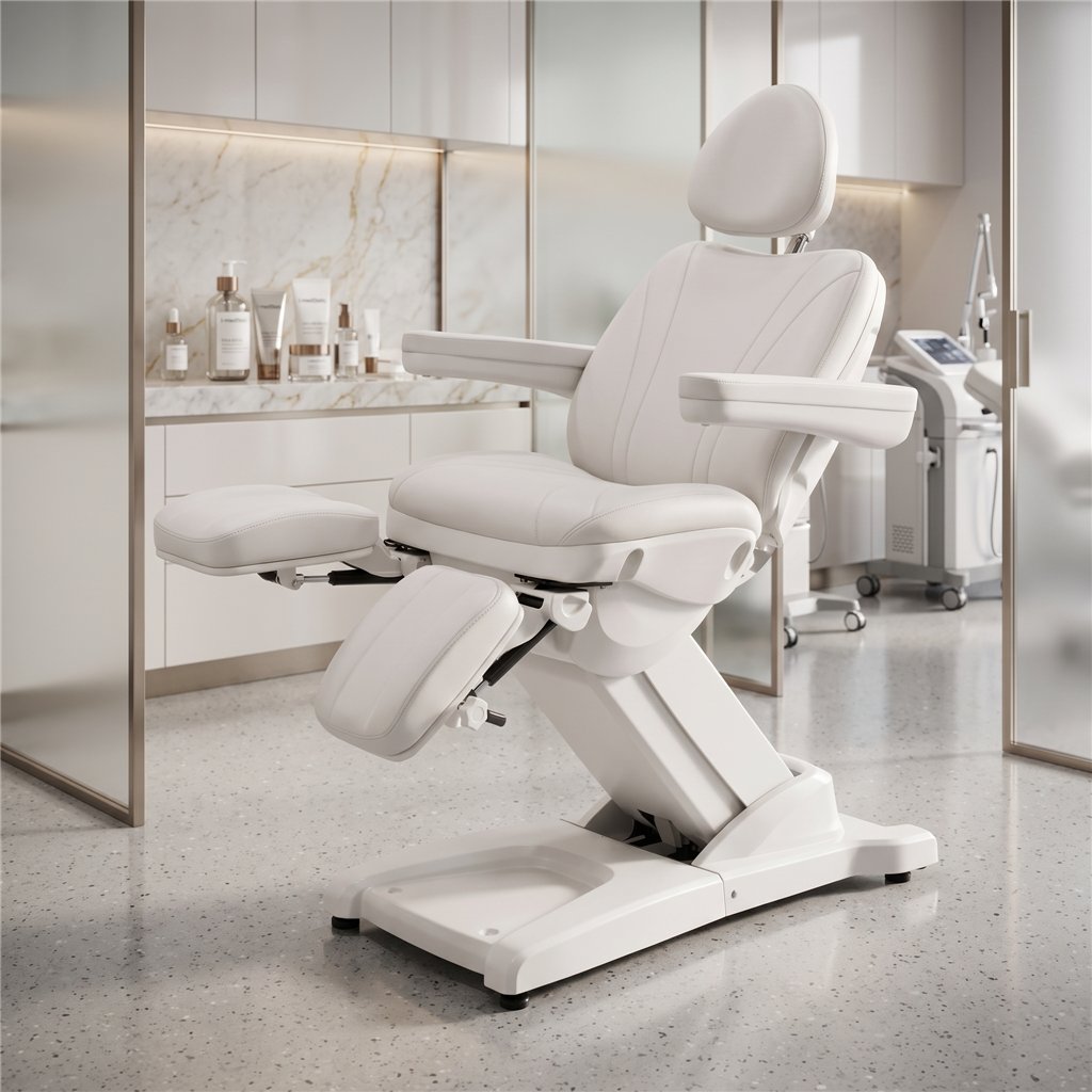 Poltrona podologica elettrica a 3 motori con Trendelenburg 15° - I-medStetic Premium