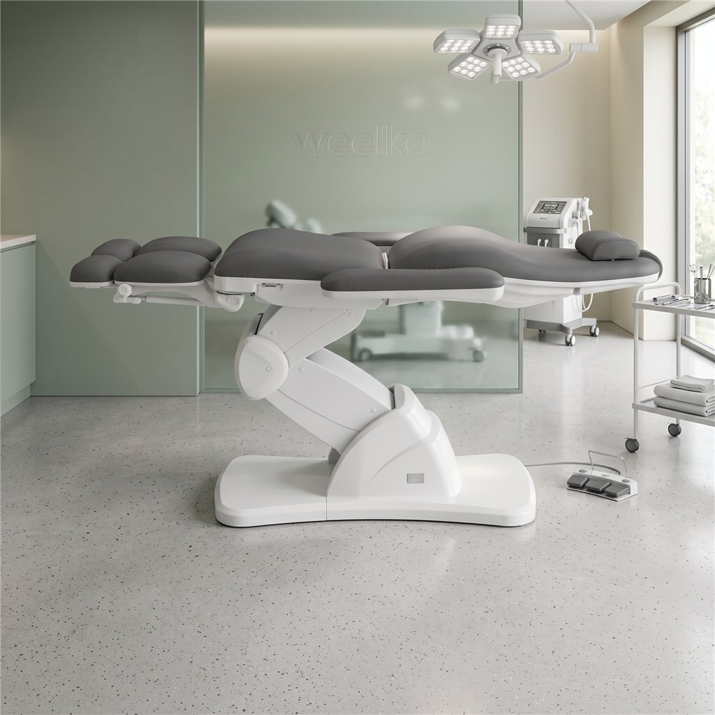 Sillón Podología Cubo Grey 3 Motores Weelko equipo estético