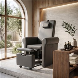 Lumina pedicure chair, gas lift backrest, Weelko
