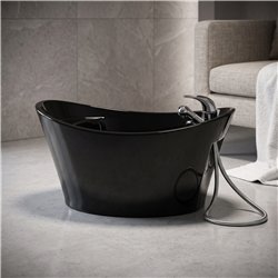 Isla pedicure spa basin, oval ceramic - NeoBeauty