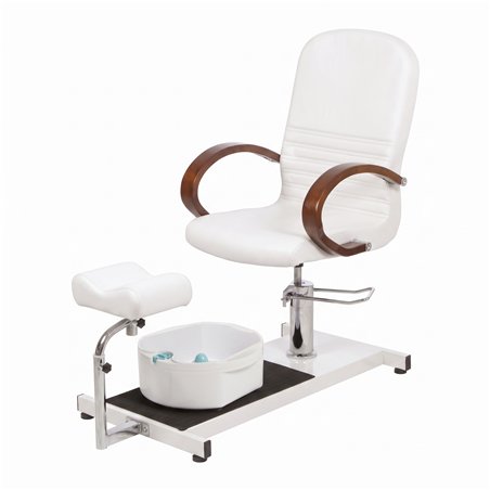 Sillón de Pedicura Astra con Bañera y Reposapiés Ajustable - Weelko