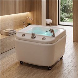 Vasca pedicure Weelko con idromassaggio, LED e doccetta regolabile