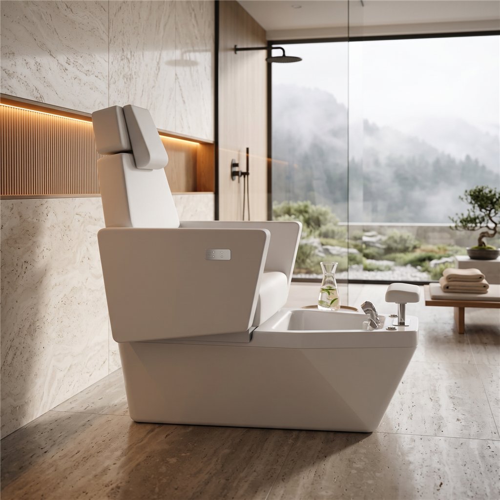 Fauteuil de pédicure AGATE DDUUETT avec SPA hydromassant
