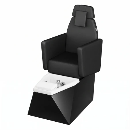 NeoBeauty Sillón de Pedicura SPA LED Total Black de Alta Gama
