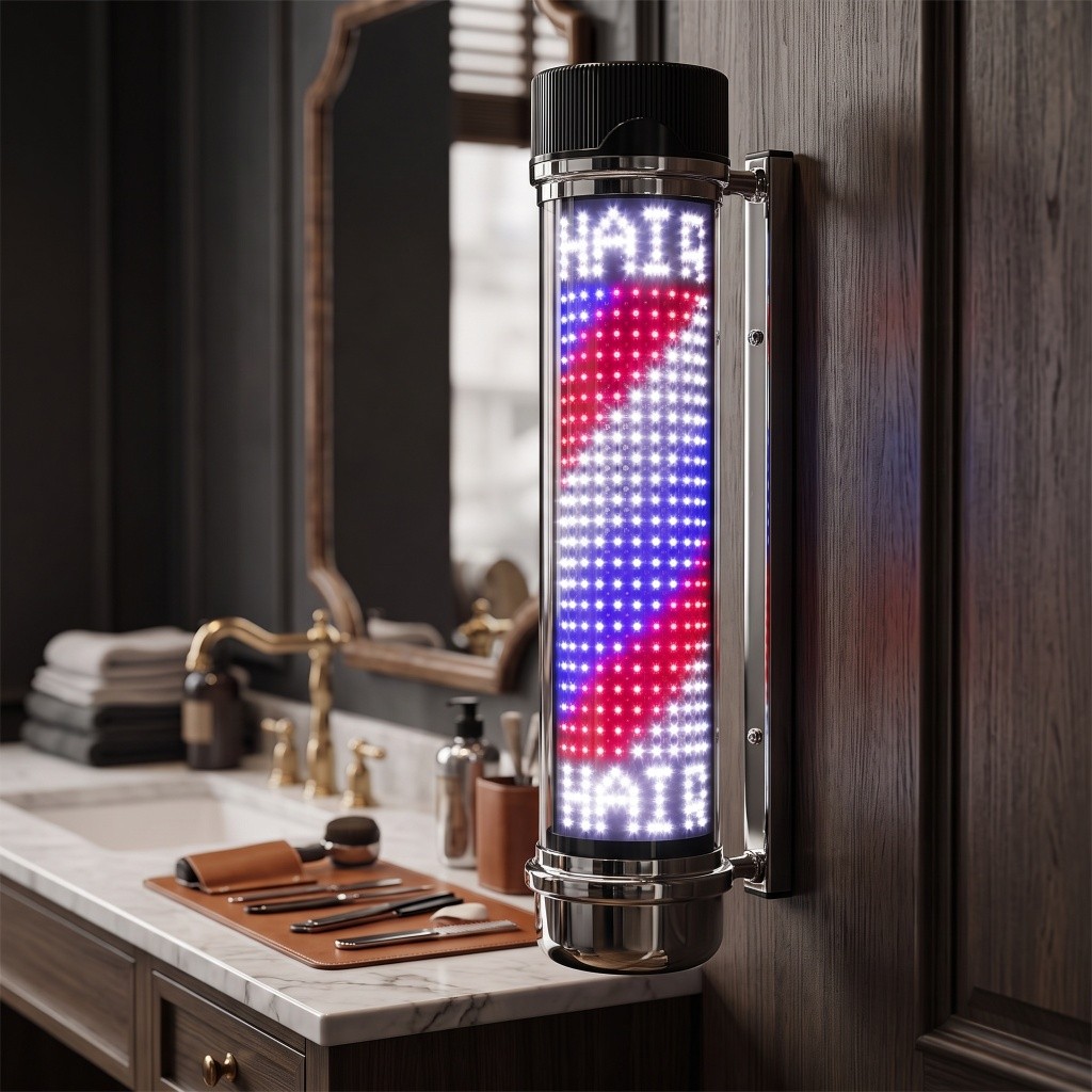 Barber Pole LED digitale