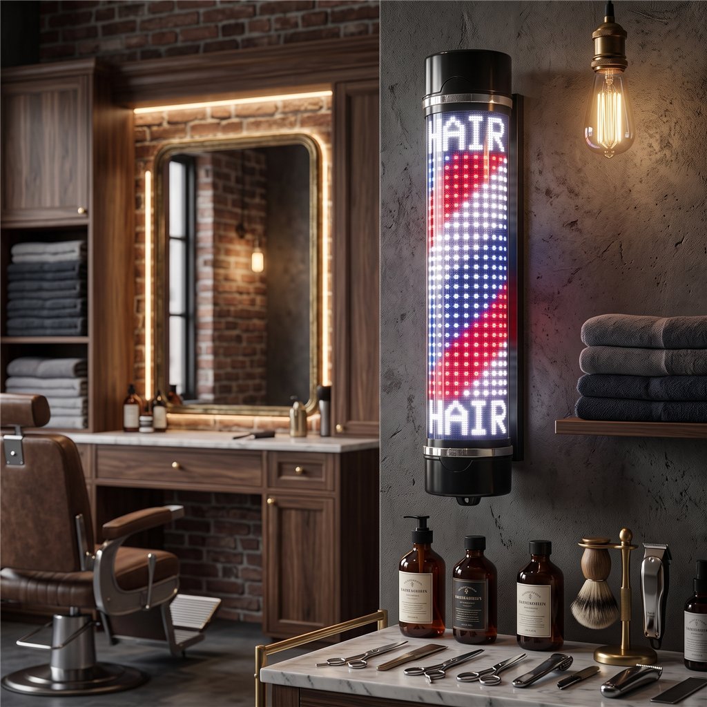 Barber Pole LED Digital