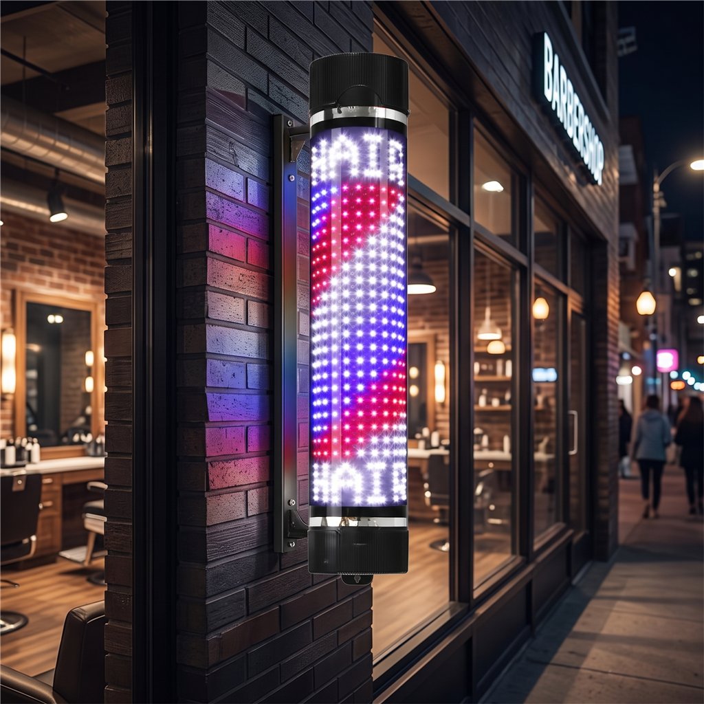 Barber Pole LED digitale