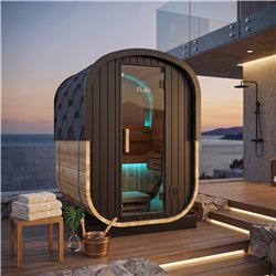 Traditionelle Außensauna Holl’s Cocoon 2 Plätze