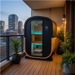 Sauna exterior tradicional Holl’s Cocoon 2 lugares
