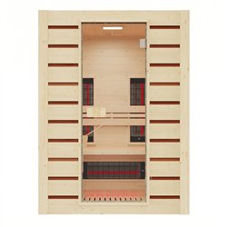 HOLL'S HYBRID COMBI 2-person hybrid sauna with traditional and infrared heat