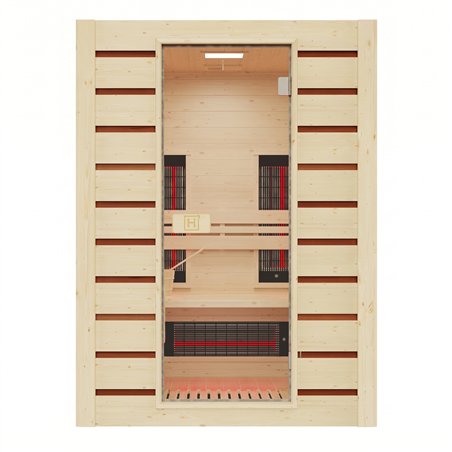 Sauna ibrida HOLL'S HYBRID COMBI 2 posti tradizionale e infrarossi