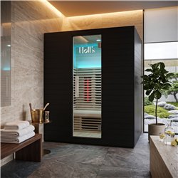 Sauna hybride Holl's Symbioz Hybrid 3 places avec infrarouges et vapeur