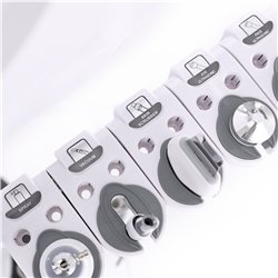 DDUUEETT MAIA - Torre multifunções 9 em 1 vertical: ultrassons estéticos, alta frequência estética, vaporizador facial, com rodí