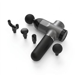 Weelko Portable Ultralight Massage Gun with 4 Heads and 6 Speeds