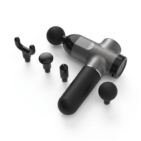 Weelko Portable Ultralight Massage Gun with 4 Heads and 6 Speeds