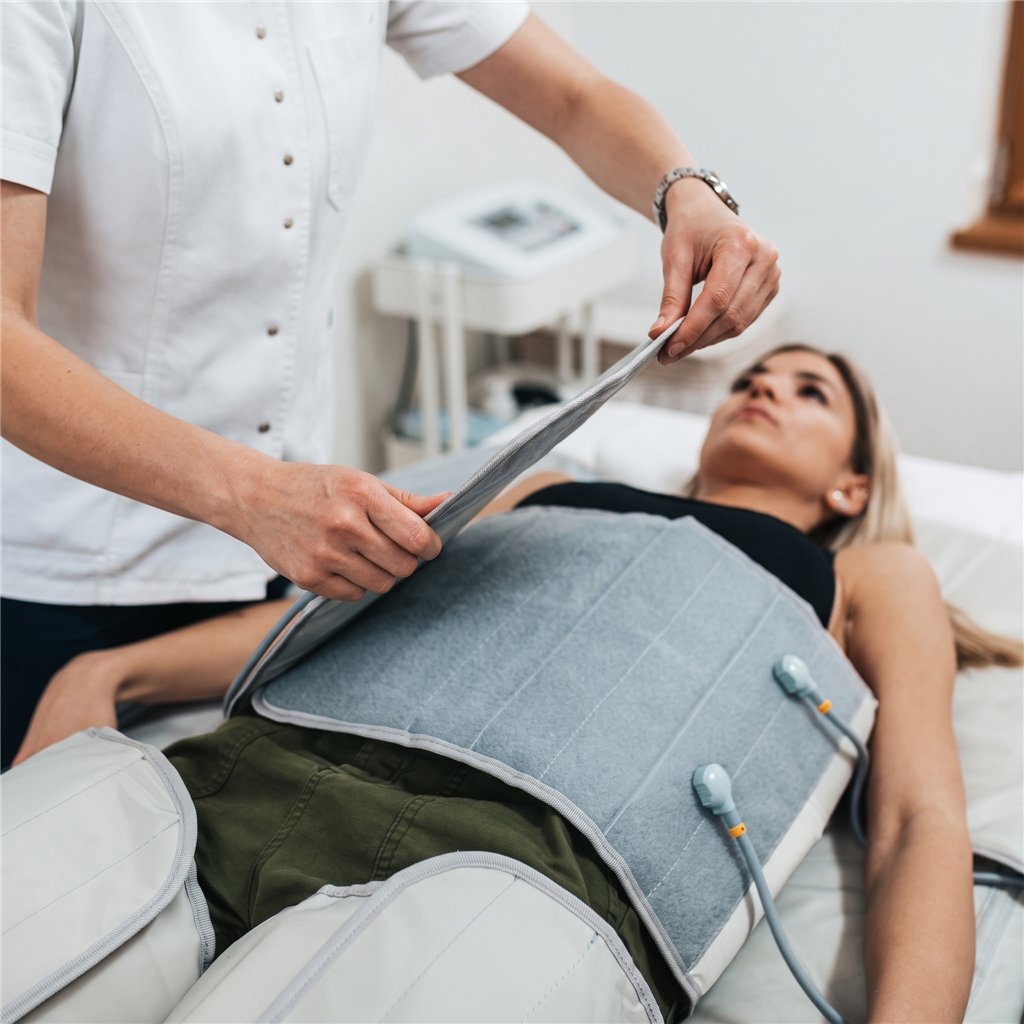 I-Medstetic Pressoterapia multifunzione 3-in-1 con calore ed elettrostimolazione