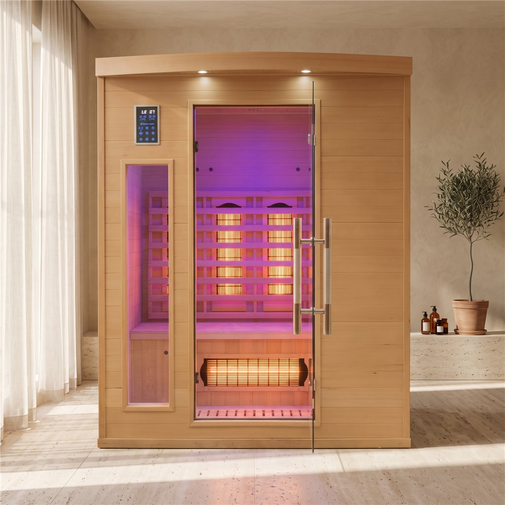 Sauna de infravermelhos France Sauna Apollon Quartz 3 lugares