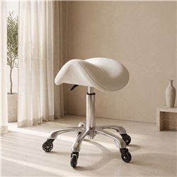 Banco ergonómico Weelko Silent Organic com assento tipo sela