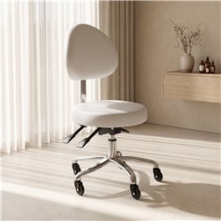 Sgabello professionale Mirplay RITA XS Salon con schienale ergonomico