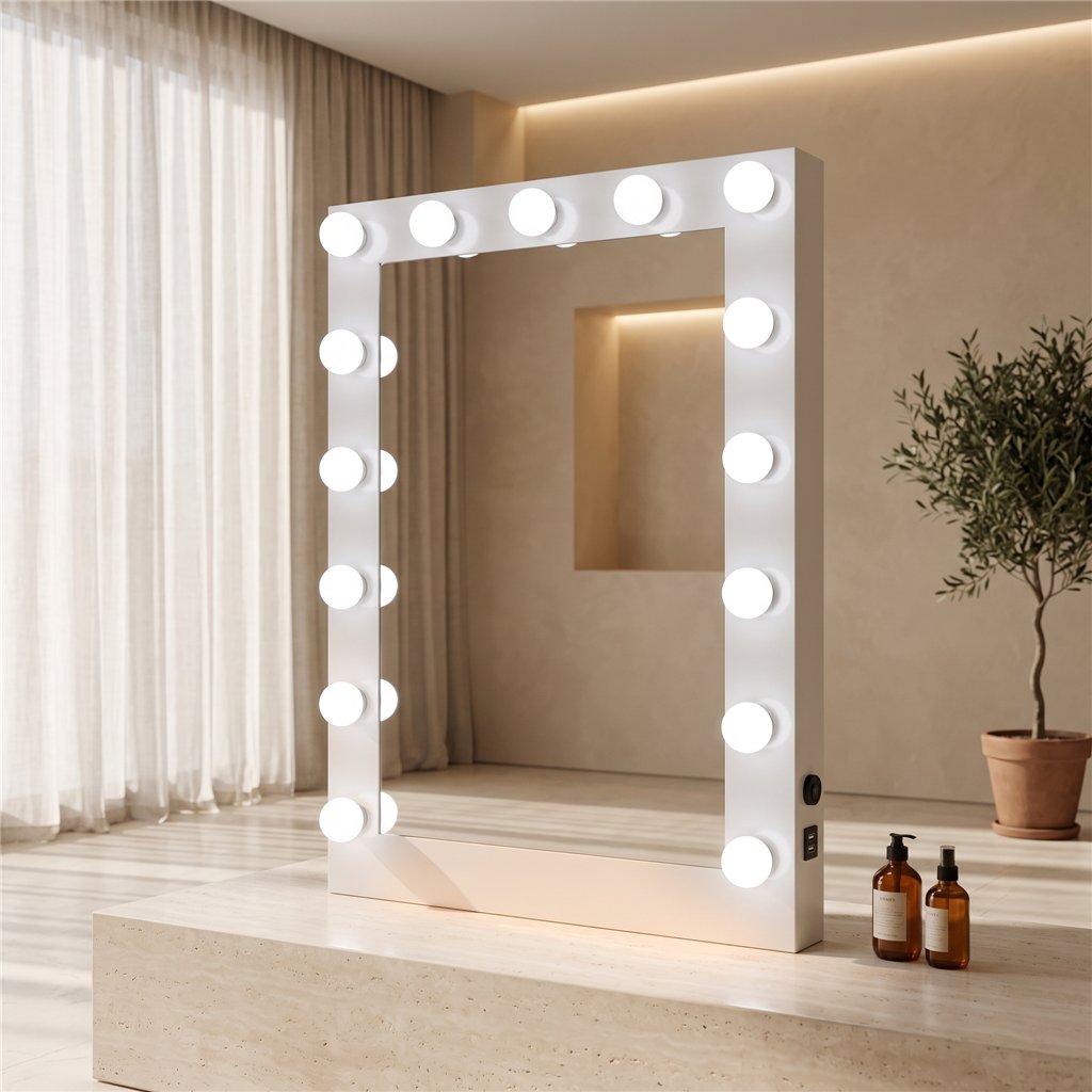 Espejo de maquillaje REMI Beauty con iluminación LED regulable