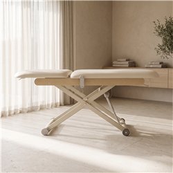 Elektrische SPA-Massageliege Mirplay DRACO Beauty Crema oak