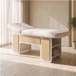 Mirplay INDUS beauty White Oak electric beauty bed for aesthetics and spa