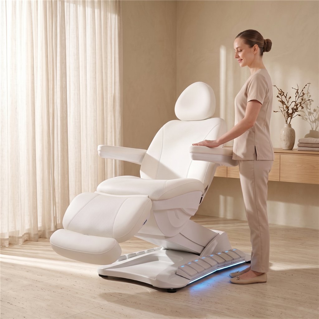 Sillón eléctrico de estética Weelko Gir + con calefacción