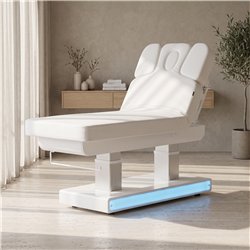 Maca elétrica spa Weelko Muse + com aquecimento e base de madeira LED