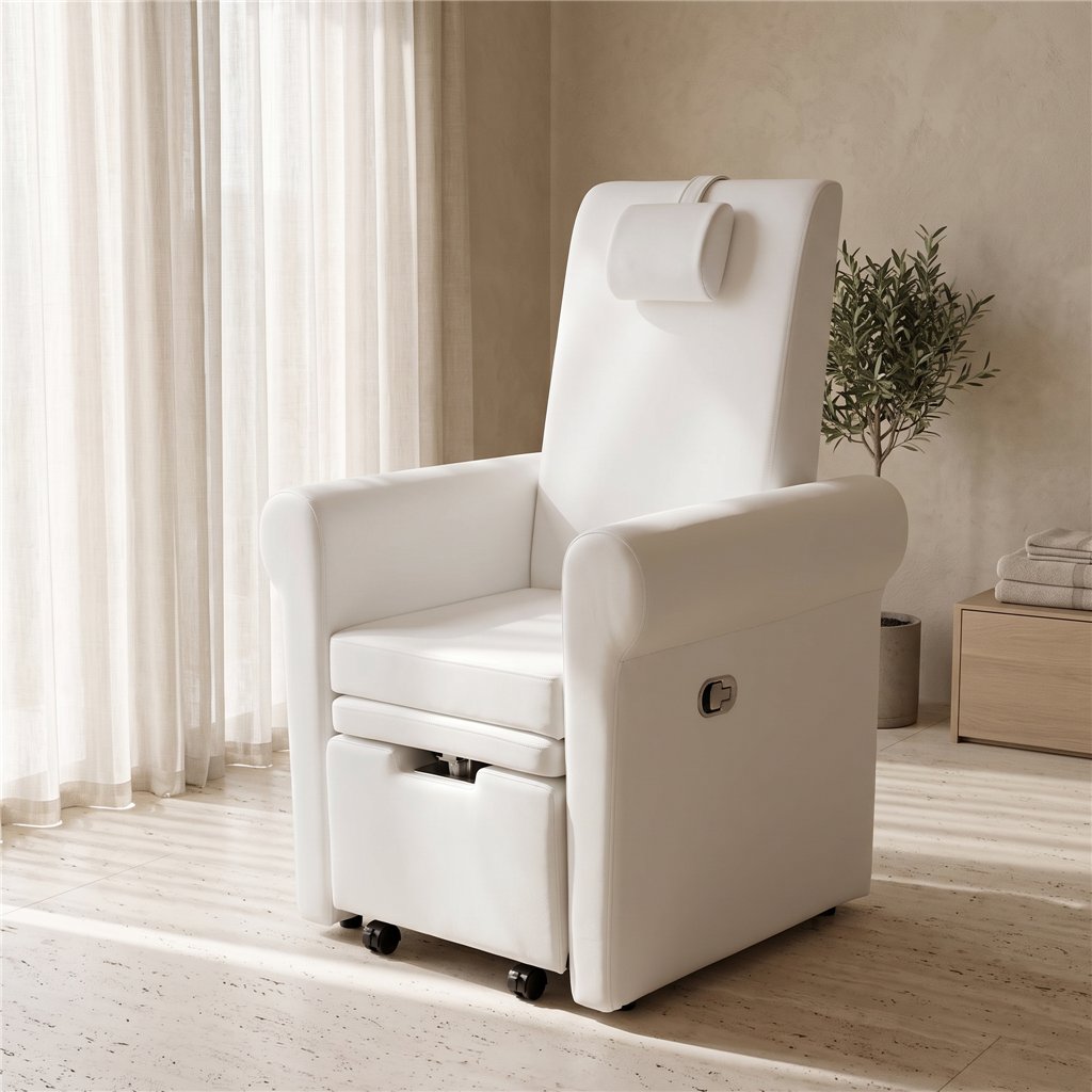 Sillón de pedicura DDUUETT AVENTUR Black con SPA de hidromasaje