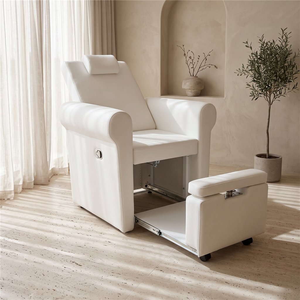 Sillón de pedicura DDUUETT AVENTUR Black con SPA de hidromasaje