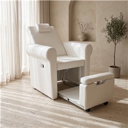 Sillón de pedicura DDUUETT AVENTUR Black con SPA de hidromasaje