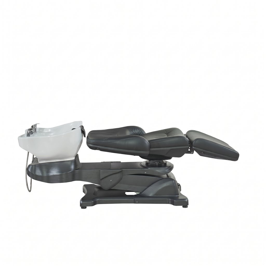 Lava-cabeças Spa Satori com comando de pé e assento giratório
