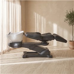 Lava-cabeças Spa Satori com comando de pé e assento giratório