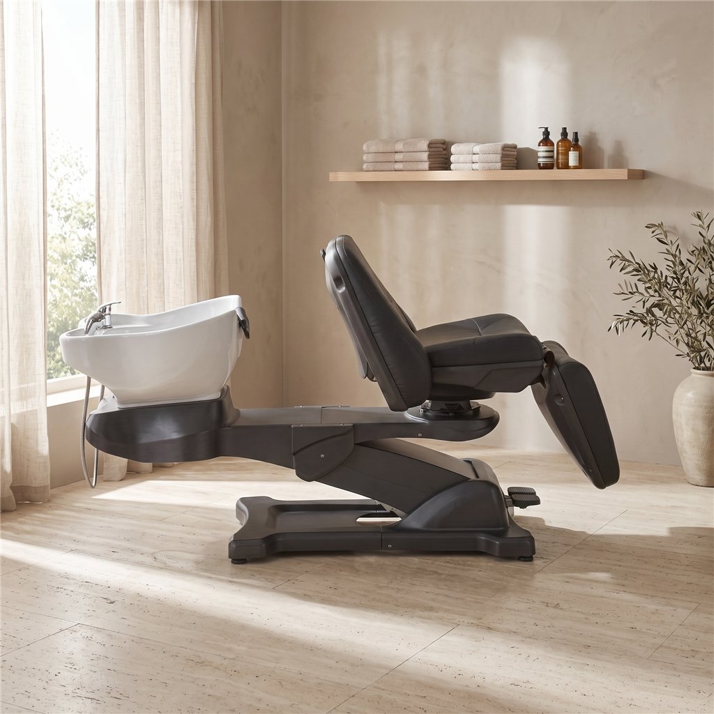 Bac de Lavage Spa Satori avec commande au pied et siège pivotant