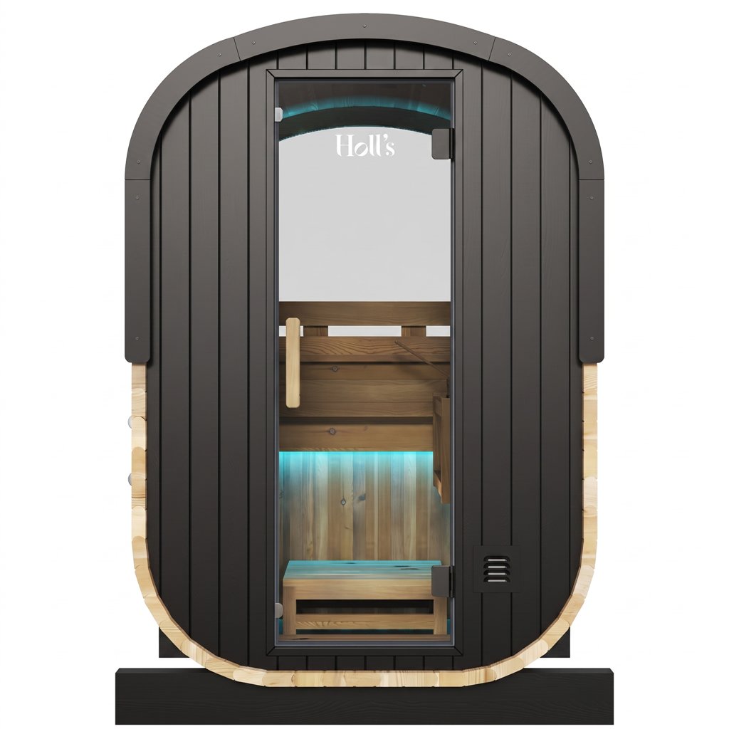 Sauna exterior tradicional Holl’s Cocoon 2 plazas