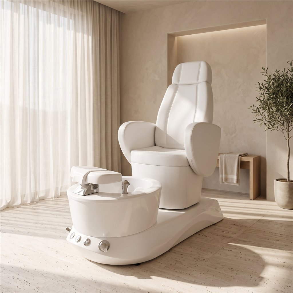 Ava Poltrona per pedicure con vasca idromassaggio e seduta scorrevole - Mirplay