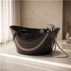 Isla pedicure spa basin, oval ceramic - NeoBeauty
