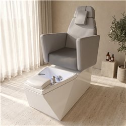NeoBeauty Pedicure Chair Grey with LED foot bath