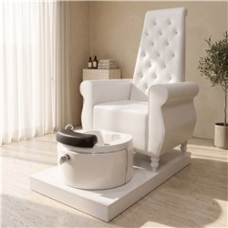 Queen pedicure chair with integrated footbath - I-medStetic Premium