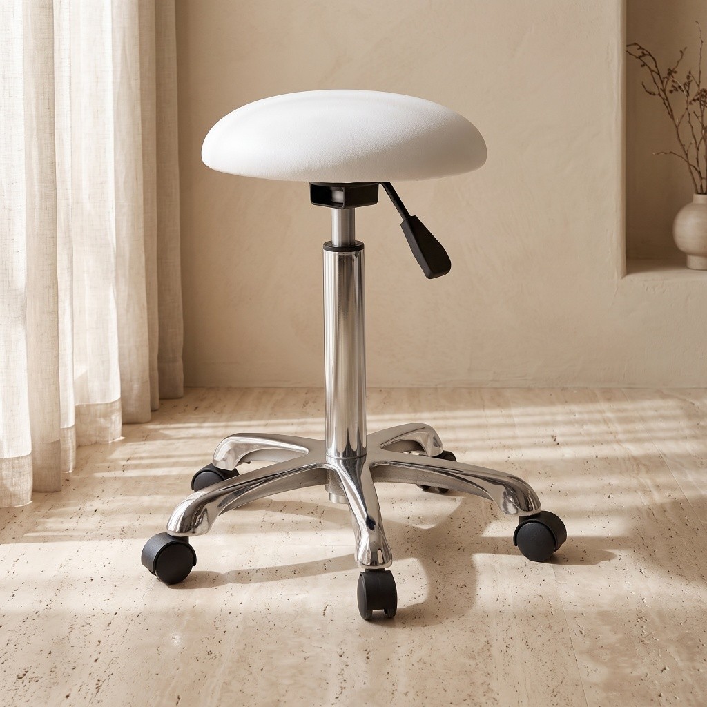 Sfera Weelko rolling stool, height-adjustable