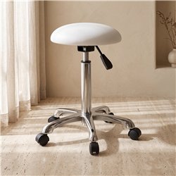 Taburete Sfera Weelko: Asiento ergonómico regulable para estética