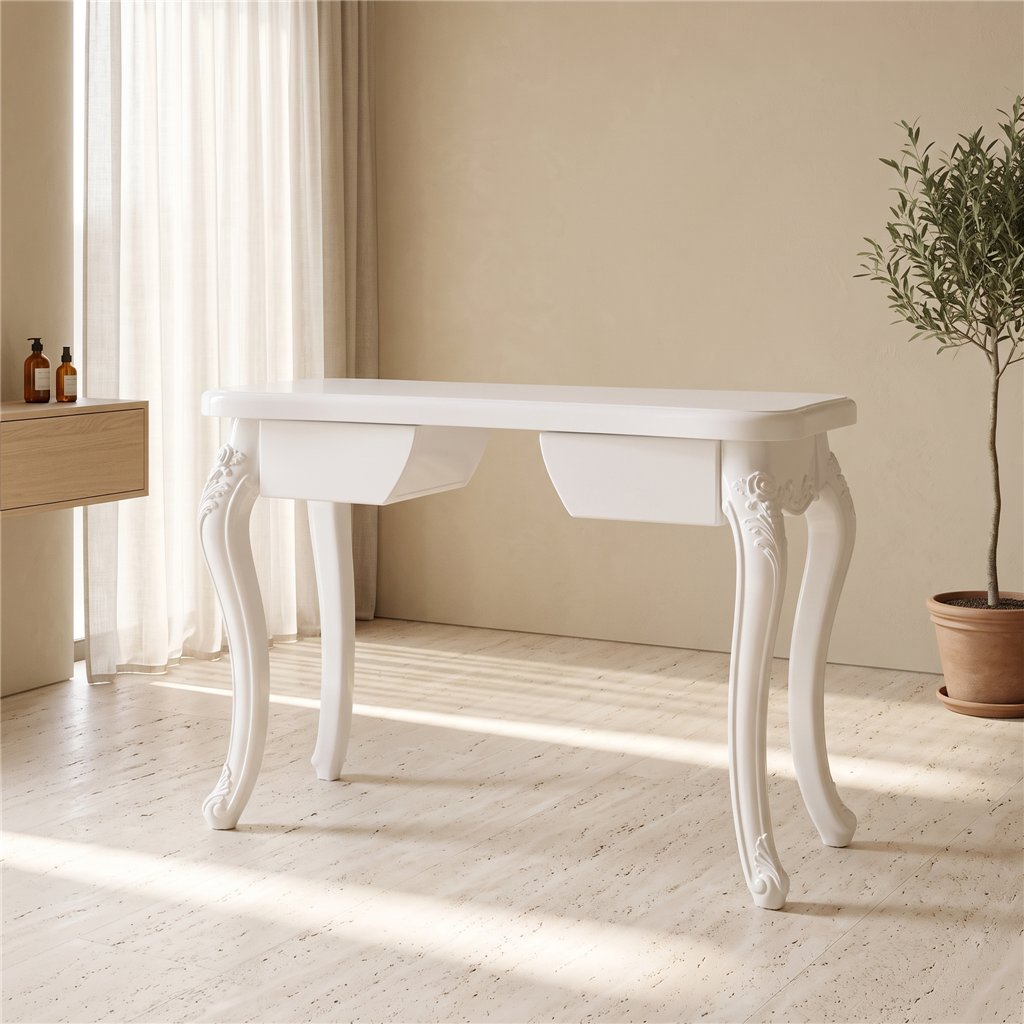 Elegant manicure table with integrated power socket, i-Medstetic