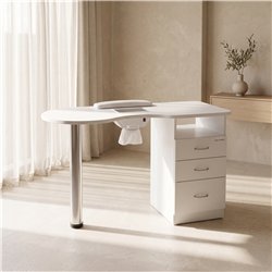 Ergo manicure table with built-in extractor - Weelko
