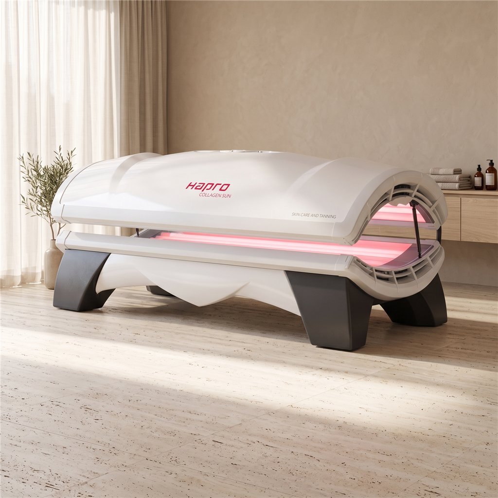 Hapro Collagen&Sun 26/5 professional tanning bed with red light