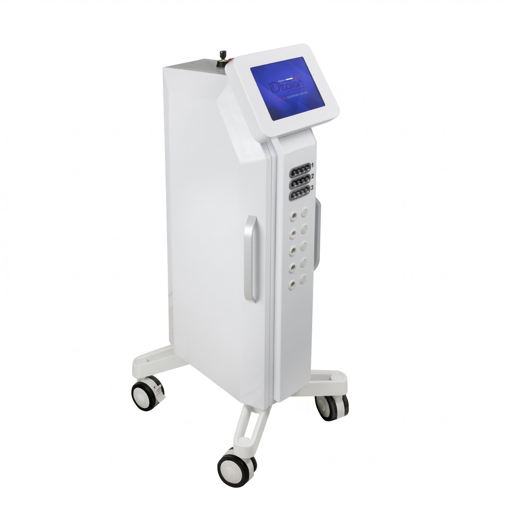 Pressoterapia digitale 3 in 1 con EMS e sauna a infrarossi, display touch a colori - i-Medstetic