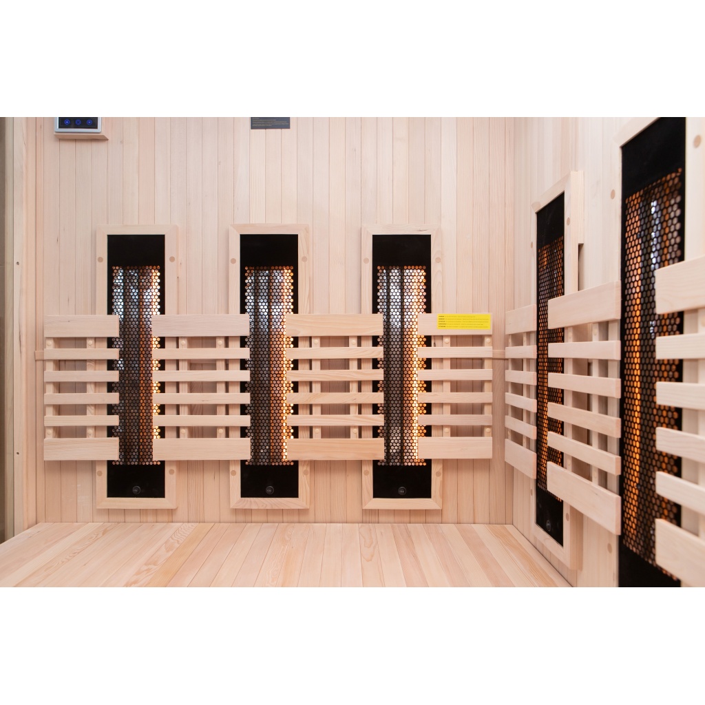 Sauna de infravermelhos de canto SENSE para 2 lugares