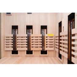 Sauna de infravermelhos de canto SENSE para 2 lugares