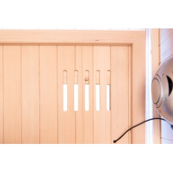 Sauna de infravermelhos de canto SENSE para 2 lugares