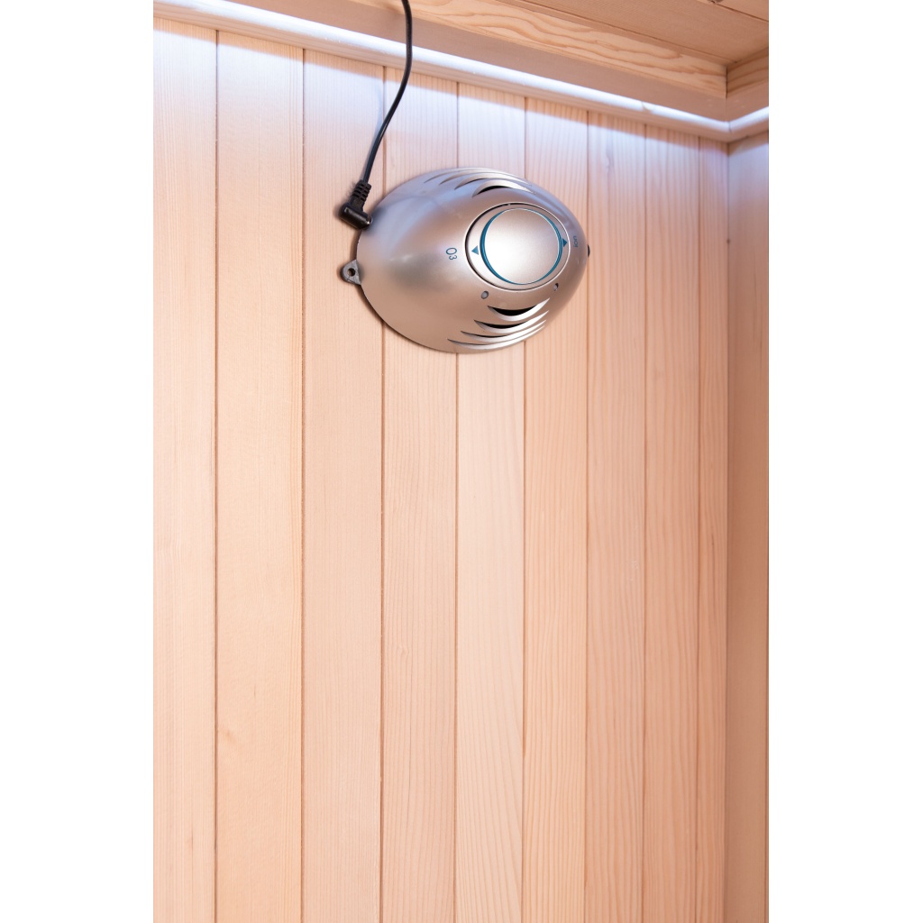 Sauna de infravermelhos de canto SENSE para 2 lugares